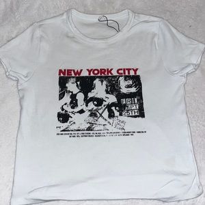 New York City shirt black, white,and red size small great quality from garage.